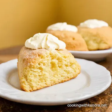 Self Rising Flour Scones Quick Easy Clotted Cream Recipe Recipe Card