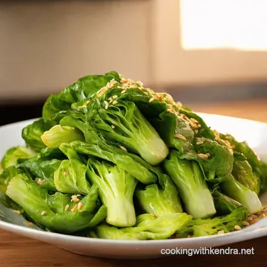 Speedy SesameGinger Bok Choy Recipe Ready in Minutes Recipe Card
