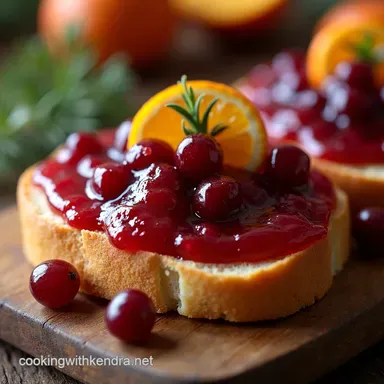 Spiced Cranberry Orange Christmas Jam Recipe So Festive Recipe Card