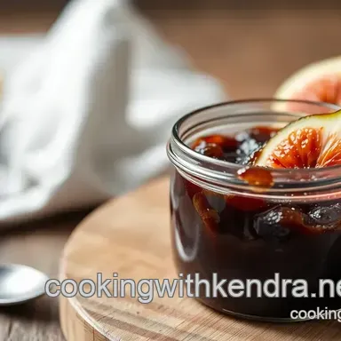 Spiced Fig Jam Recipe: Balsamic Twist on a Classic!