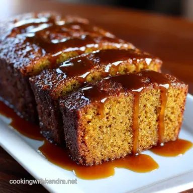 MeltinYourMouth Moist Pumpkin Bread with Rich Brown Sugar Glaze Recipe Card