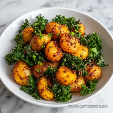 Spicy Potato Kale Bowl in 30 Minutes Recipe Card