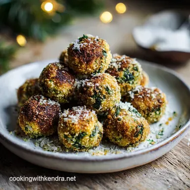 Spinach Garlic Meatballs in 18 Minutes Recipe Card