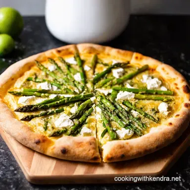 Spring Asparagus Pizza Recipe Lemon Ricotta Delight Recipe Card