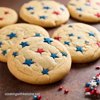 StarSpangled 4th of July Cookies Easy Sugar Cookie Recipe Recipe Card