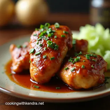 Sticky Ginger Garlic Chicken Thighs Better Than Takeout Recipe Card