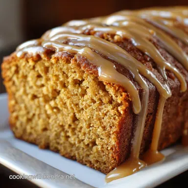 Foolproof Moist Pumpkin Bread with Brown Sugar Glaze Recipe Card