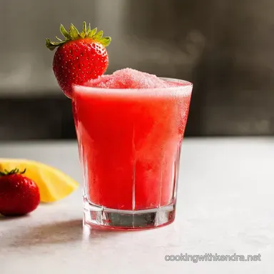 Strawberry Daiquiri Perfection The Frozen Cocktail Recipe You Need Recipe Card