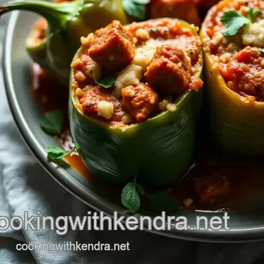 My Family's Favourite Stuffed Calabrese Peppers with Sausage & Ricotta Recipe Card