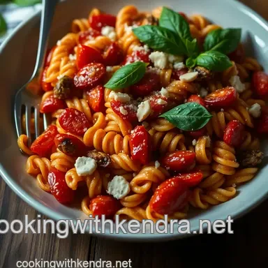Sun-Kissed fusilli pasta: Sunshine on a Plate! Recipe Card