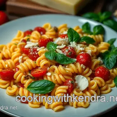 Sun-Kissed fusilli pasta: Sunshine on a Plate!