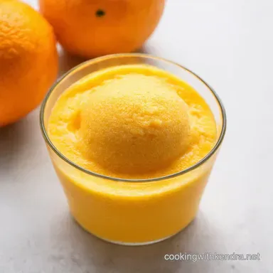 Sunshine Citrus Sherbet Easy Orange Sherbet Recipes