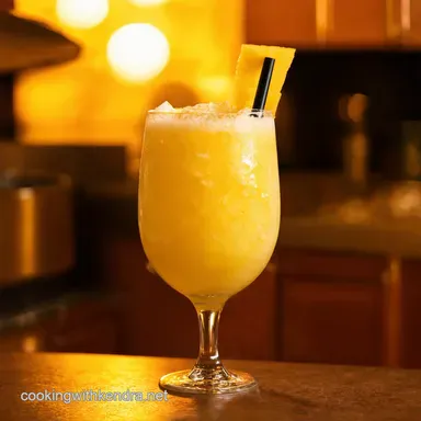 Sunshine in a Glass My GoTo Pina Colada Virgin Recipe Recipe Card