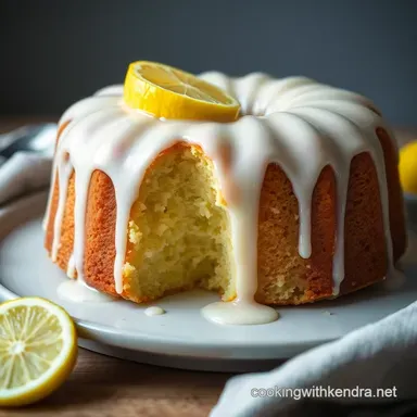 Zesty Lemon Pound Cake with Glaze My Sunshine Recipe Recipe Card