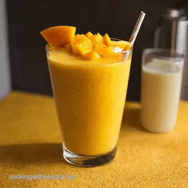 Sunshine Mango Smoothie A Tropical Treat Recipe Card