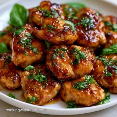 Sweet Basil Chicken in 30 Minutes Recipe Card