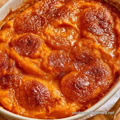 Sweet Potato Casserole with Pecans Recipe Card