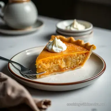 Canadian Sugar Pie: The Sweetest Comfort You'll Ever Taste! Recipe Card