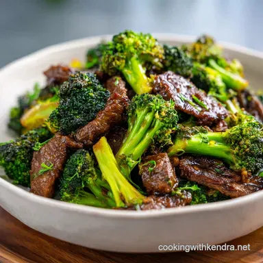 Beef and Broccoli in 25 Minutes Recipe Card