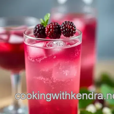 Bramble & Elderflower Kiss: Gin Drink Recipes with Flair! Recipe Card