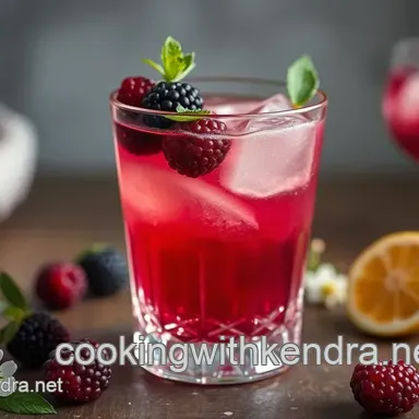 Bramble & Elderflower Kiss: Gin Drink Recipes with Flair!