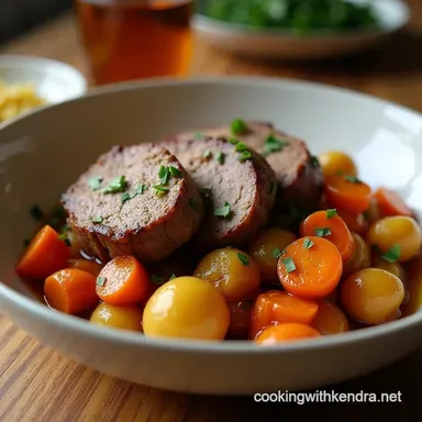 Foolproof Slow Cooker Pot Roast Recipe for Sunday Dinner Recipe Card