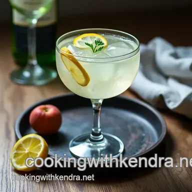 Elderflower Sparkler: A Twist on French 75 Cocktail! Recipe Card