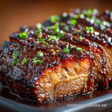 Championship LowandSlow BBQ Beef Brisket Recipe Oven or Grill Recipe Card