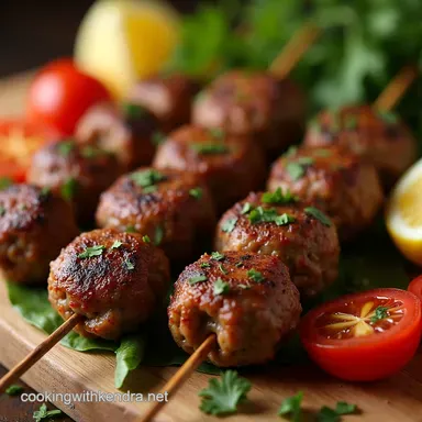 Juicy Lamb Kofta Kebabs A Foolproof Middle Eastern Recipe Recipe Card