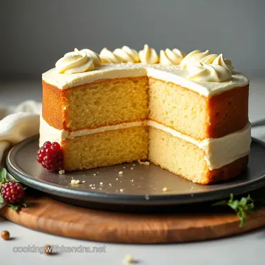 My Best Homemade Vanilla Cake Recipe (Victoria Sponge) Recipe Card