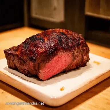 Smoked Standing Rib Roast BBQ Briskets Classy Cousin Recipe Card
