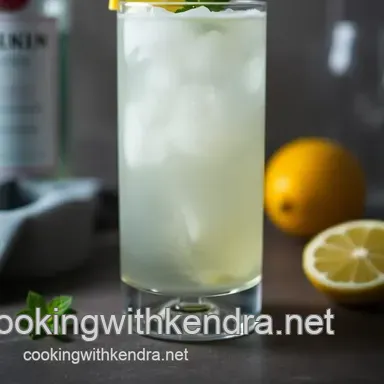 The Perfectly Bubbly Gin Fizz Recipe | Classic & Refreshing Recipe Card