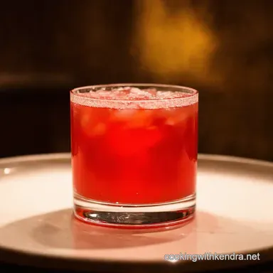 Scarlett OHara Cocktail Recipe A Taste of the South Recipe Card