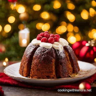 The Ultimate Boozy Christmas Pudding A British Classic Recipe Card
