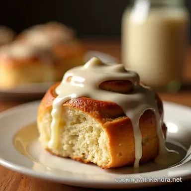 Best Cinnamon Buns Icing Recipe Cream Cheese Glaze Recipe Card