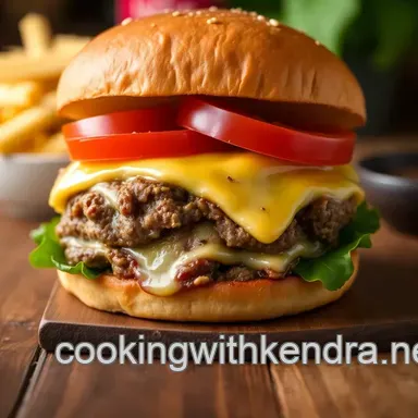 The Ultimate Italian Cheeseburger: Juicy, Savory, and Perfect for Dinner Recipe Card