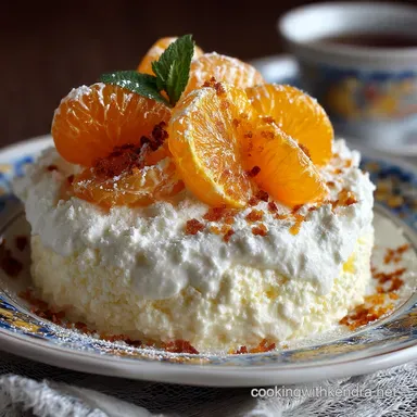 Easy Orange Fluff Dessert The Vintage Recipe with a Tangy Upgrade Recipe Card