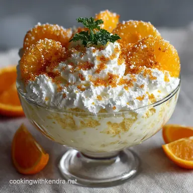 Easy Orange Fluff Dessert The Vintage Recipe with a Tangy Upgrade