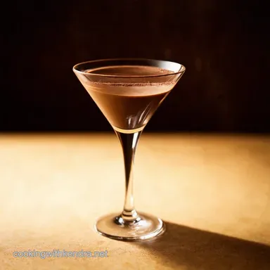Simple Chocolate Martini Recipe The Velvet Hammer Cocktail Recipe Card