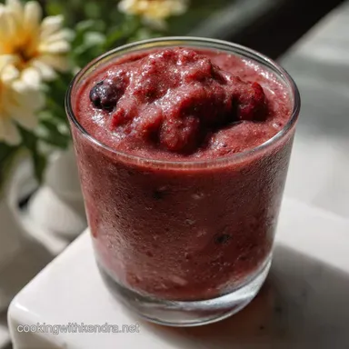 Easy Frozen Fruit Smoothie Thick Frozen Fruit Smoo: 5 Min Hack Recipe Card