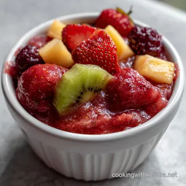 Easy Frozen Fruit Smoothie Thick Frozen Fruit Smoo: 5 Min Hack