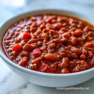 Pinto Bean Chili: One-Pot Recipe Card