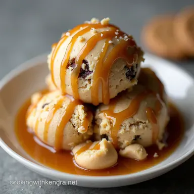 Cookie Dough Dare Classic Safe Raw Caramel Swirl