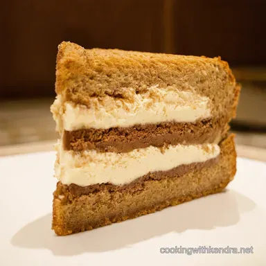 Tiramisu Sandwich Coffee Cream My Italian Dream Slice Recipe Card