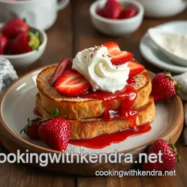 How to Toast Strawberries Romanoff Delightfully Sweet for Brunch Recipe Card