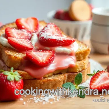 How to Toast Strawberries Romanoff Delightfully Sweet for Brunch Recipe Card