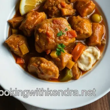 How to Make Delicious Estofado de Pollo: A Comfort Food Classic Recipe Card
