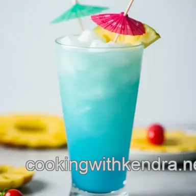 Easy Blue Hawaiian Drink: A Fun and Fruity Cocktail Recipe! Recipe Card