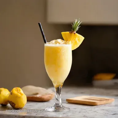 Tropical Bliss: My Go-To Non Alcoholic Pina Colada Recipe Card