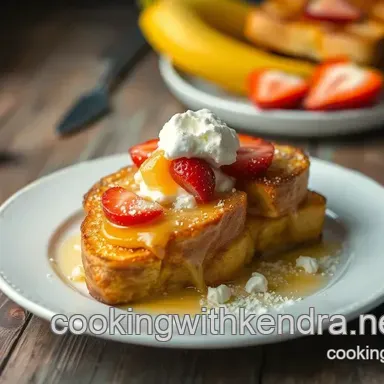How to Make French Toast Banana Coconut Delight: A Tropical Treat! Recipe Card